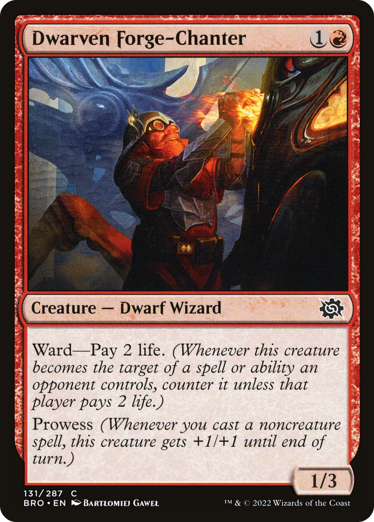 Dwarven Forge-Chanter (BRO-131) - The Brothers' War Foil