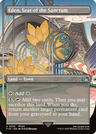 Eden, Seat of the Sanctum (Borderless) (FIN-355) - FINAL FANTASY