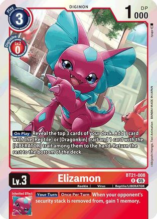 Elizamon (BT21-008) - World Convergence