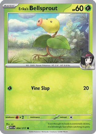 Erika's Bellsprout 4 - ME Ascended Heroes Reverse Holofoil