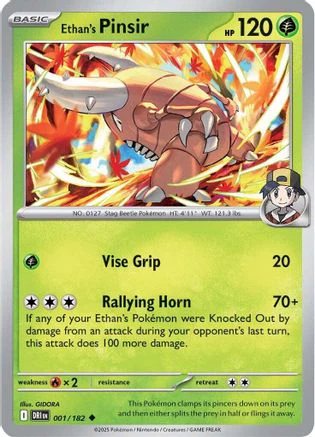 Ethan's Pinsir 1 - SV10 Destined Rivals