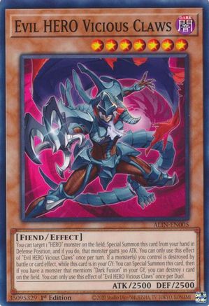 Evil HERO Vicious Claws (ALIN-EN005) - Alliance Insight