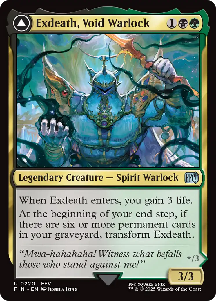 Exdeath, Void Warlock // Neo Exdeath, Dimension's End (FIN-220) - FINAL FANTASY - Image 4