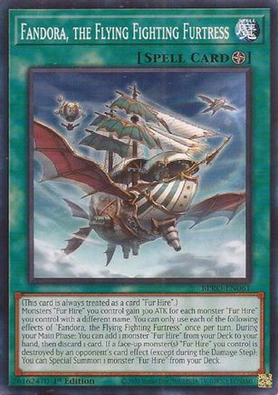 Fandora, the Flying Fighting Furtress (BPRO-EN061) - Burst Protocol 1st Edition