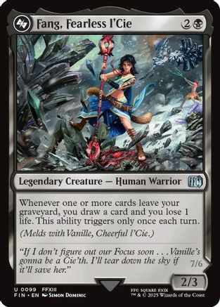 Fang, Fearless l'Cie (FIN-099) - FINAL FANTASY Foil