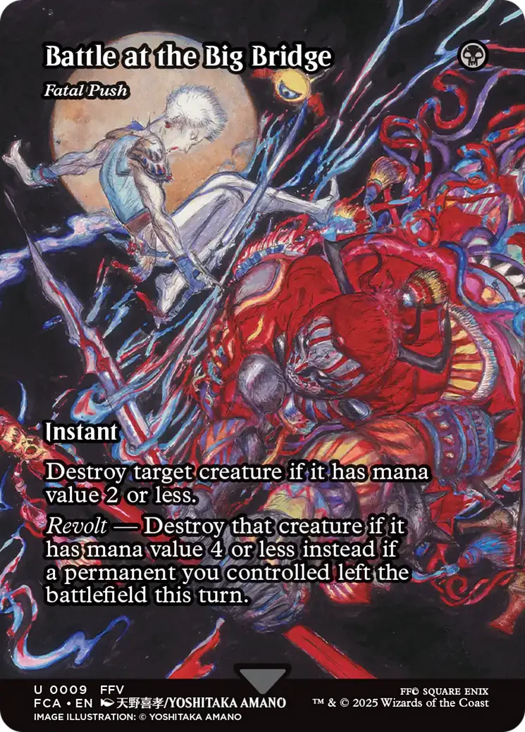 Fatal Push (FCA-009) - FINAL FANTASY: Through the Ages / Battle at the Big Bridge (Borderless) Foil