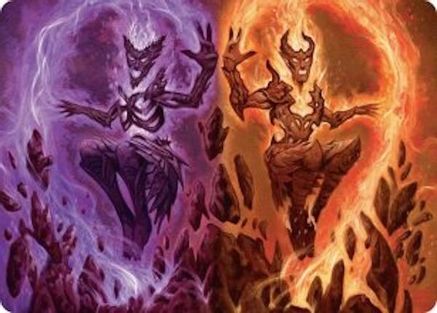 Fire Covenant Art Card (ASECL-052) - Art Series: Lorwyn Eclipsed