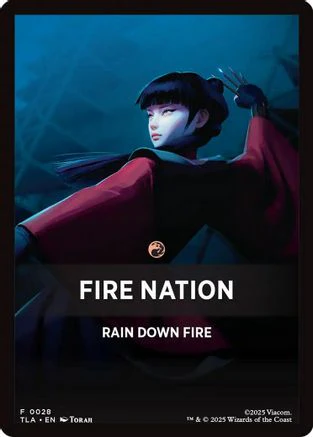 Fire Nation Theme Card (TLA-028) - Avatar: The Last Airbender