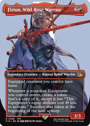 Firion, Wild Rose Warrior (Borderless) (FIN-386) - FINAL FANTASY