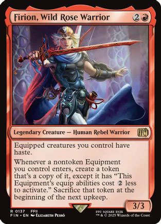 Firion, Wild Rose Warrior (FIN-137) - FINAL FANTASY Foil