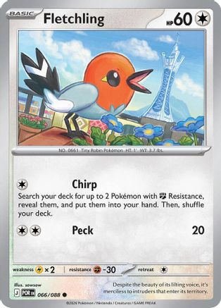 Fletchling 66 - ME03 Perfect Order Reverse Holofoil