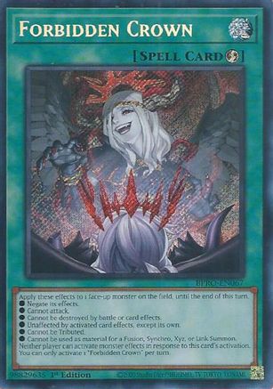 Forbidden Crown (BPRO-EN067) - Burst Protocol 1st Edition