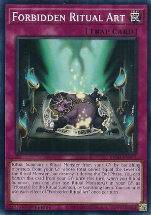 Forbidden Ritual Art (BPRO-EN077) - Burst Protocol 1st Edition