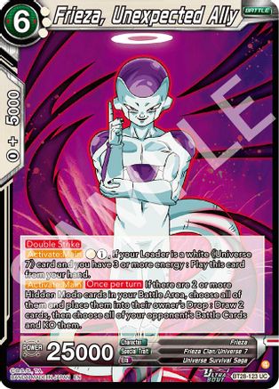 Frieza, Unexpected Ally (BT28-123) - Prismatic Clash Foil
