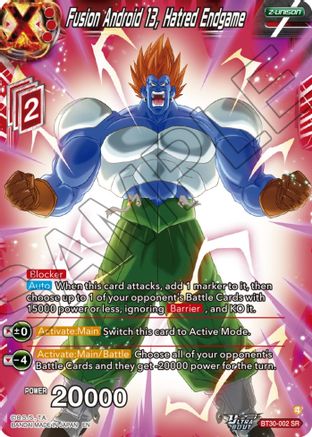 Fusion Android 13, Hatred Endgame (BT30-002) - Three Glorious Fighters Foil