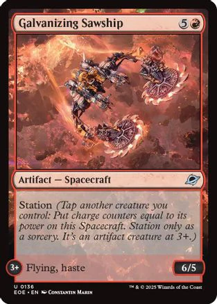 Galvanizing Sawship (EOE-136) - Edge of Eternities Foil