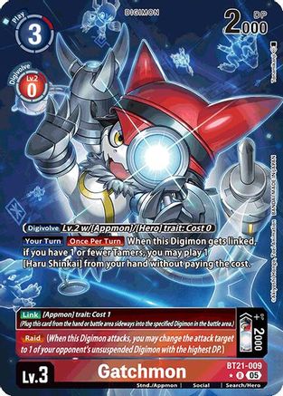 Gatchmon (Alternate Art) (BT21-009) - World Convergence