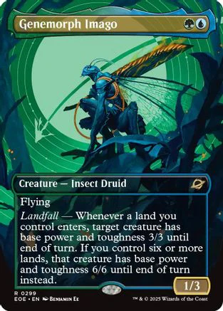 Genemorph Imago (Borderless) (EOE-299) - Edge of Eternities