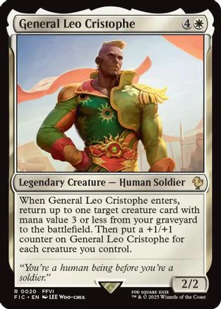 General Leo Cristophe (FIC-020) - Commander: FINAL FANTASY