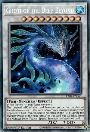 Ghoti of the Deep Beyond (CR) (RA04-EN060) - Quarter Century Stampede 1st Edition