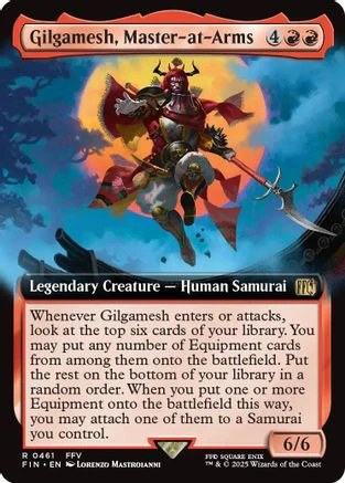 Gilgamesh, Master-at-Arms (Extended Art) (FIN-461) - FINAL FANTASY Foil