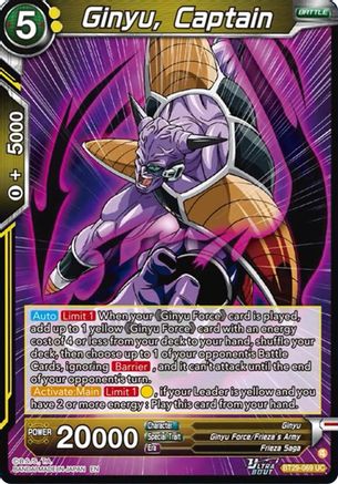 Ginyu Captain (BT29-069) - Fearsome Rivals Foil