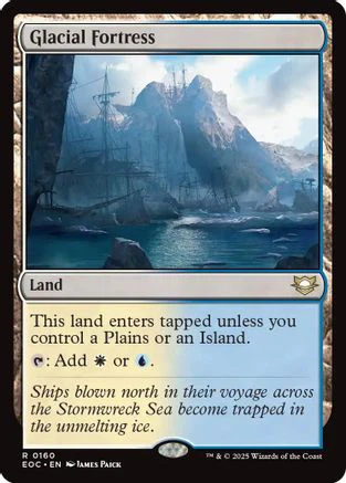 Glacial Fortress (EOC-160) - Commander: Edge of Eternities