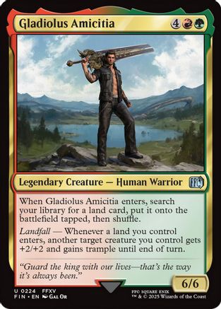 Gladiolus Amicitia (FIN-224) - FINAL FANTASY Foil