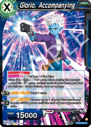 Glorio, Accompanying (BT28-032) - Prismatic Clash Foil