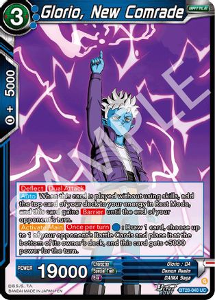 Glorio, New Comrade (BT28-040) - Prismatic Clash