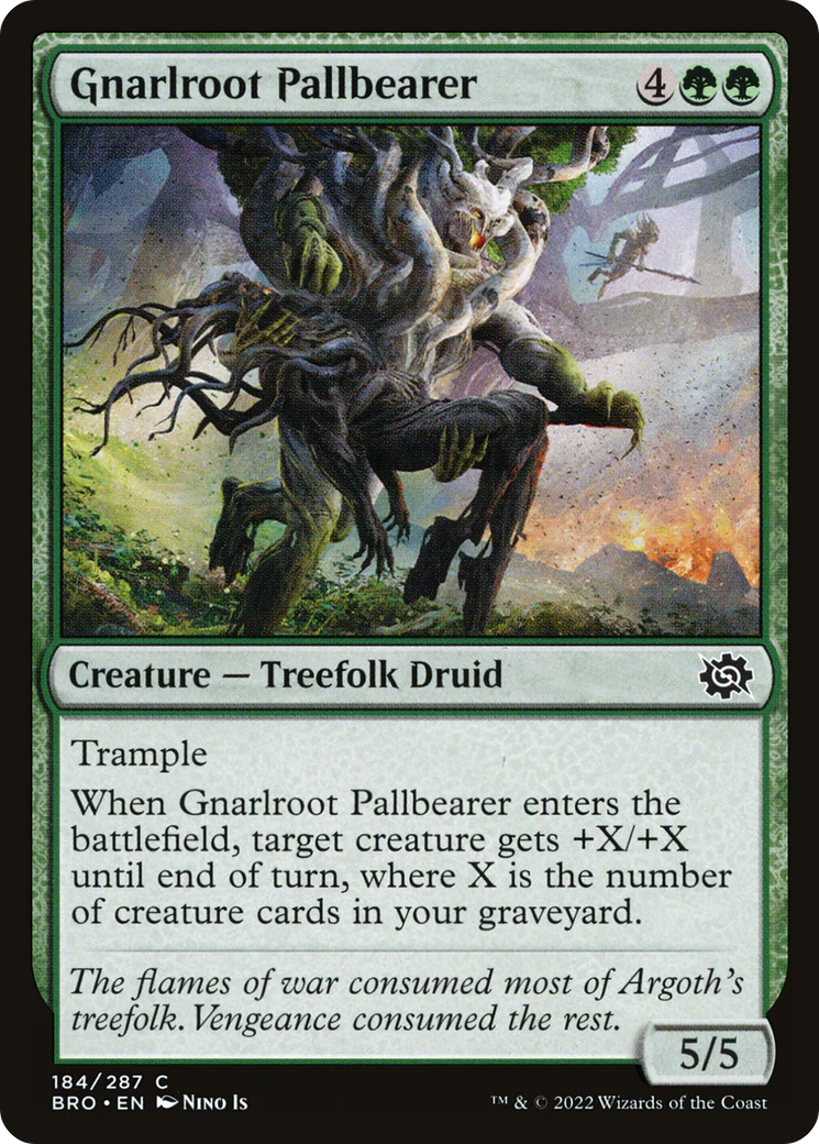 Gnarlroot Pallbearer (BRO-184) - The Brothers' War
