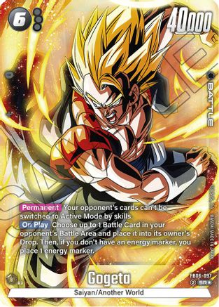 Gogeta (Alternate Art) (FB06-097) - Rivals Clash