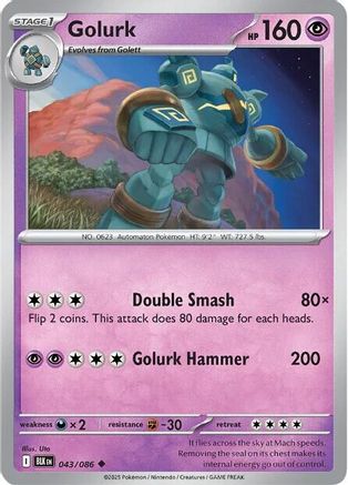 Golurk 43 - SV Black Bolt
