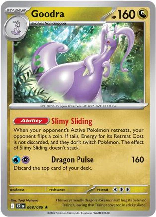 Goodra 68 - ME04 Chaos Rising Reverse Holofoil