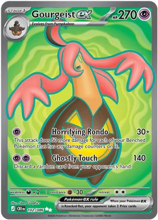 Gourgeist ex - 102/086 102 - ME04 Chaos Rising Holofoil