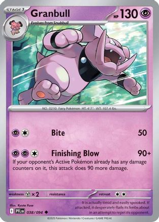 Granbull 38 - ME02 Phantasmal Flames
