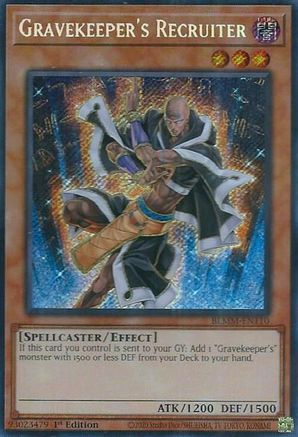 Gravekeeper's Recruiter (BLMM-EN110) - Battles of Legend: Monster Mayhem 1st Edition