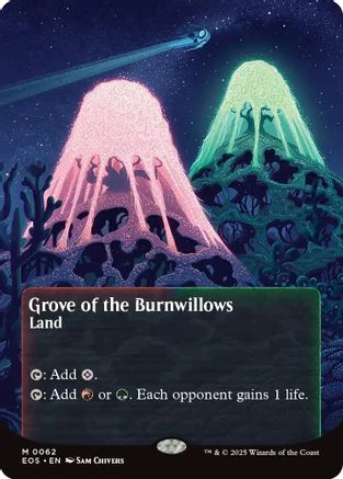 Grove of the Burnwillows (0062) (Borderless) (EOS-062) - Edge of Eternities: Stellar Sights