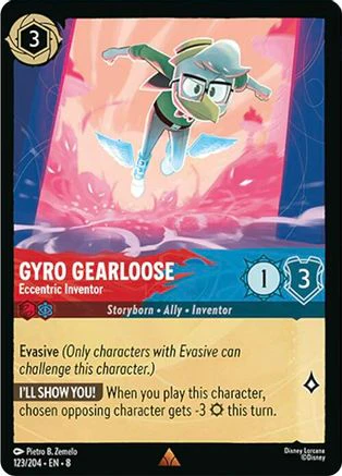 Gyro Gearloose - Eccentric Inventor (123/204) - Reign of Jafar