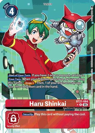 Haru Shinkai (Alternate Art) (BT21-084) - World Convergence