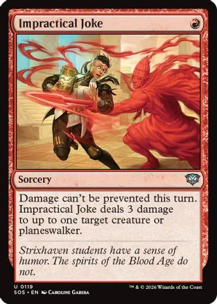 Impractical Joke (SOS-119) - Secrets of Strixhaven Foil