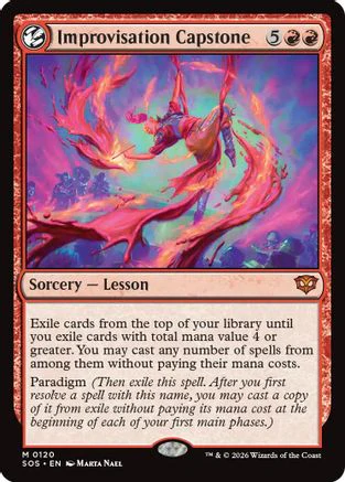 Improvisation Capstone (SOS-120) - Secrets of Strixhaven Foil