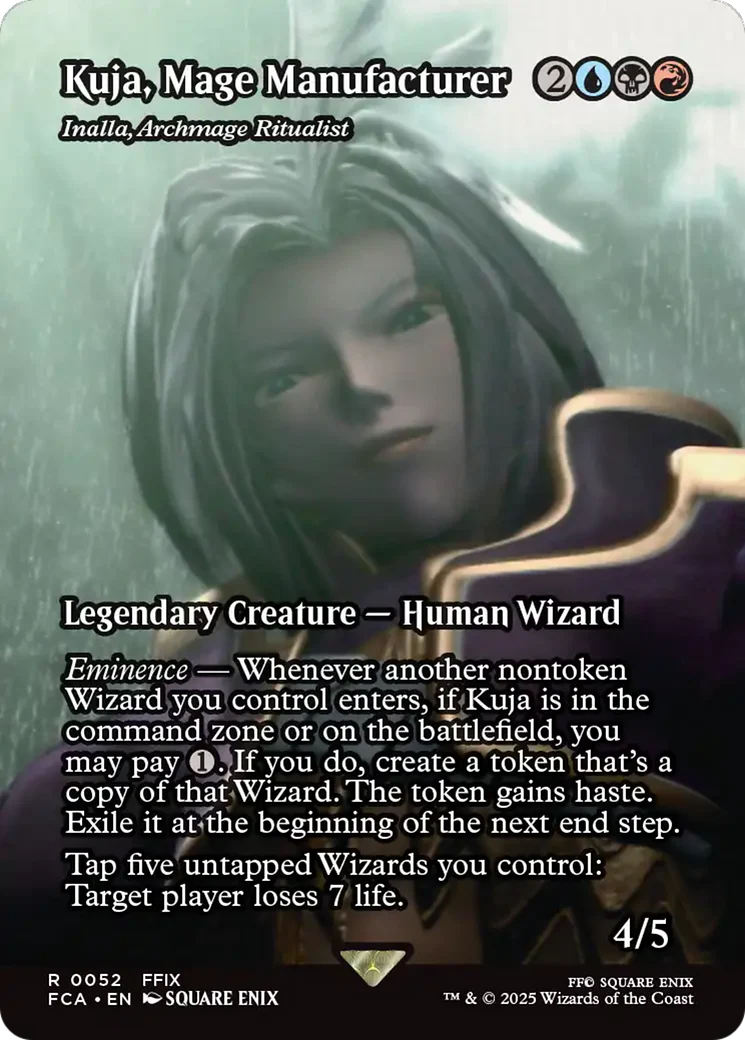 Inalla, Archmage Ritualist (FCA-052) - FINAL FANTASY: Through the Ages / Kuja, Mage Manufacturer (Borderless)