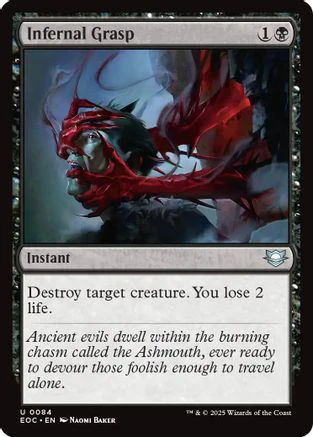 Infernal Grasp (EOC-084) - Commander: Edge of Eternities