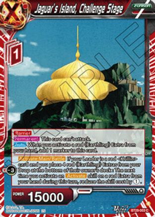 Jaguar's Island, Challenge Stage (BT29-003) - Fearsome Rivals Foil
