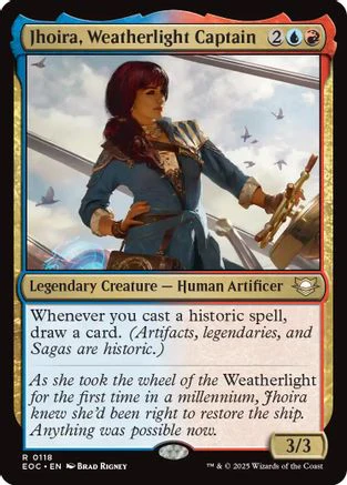 Jhoira, Weatherlight Captain (EOC-118) - Commander: Edge of Eternities