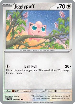 Jigglypuff 76 - ME02 Phantasmal Flames Reverse Holofoil