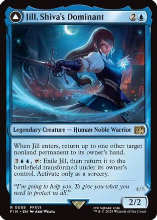 Jill, Shiva's Dominant (FIN-058) - FINAL FANTASY Foil