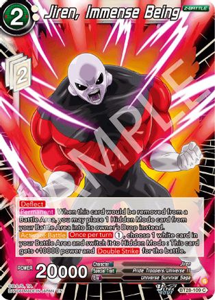 Jiren, Immense Being (BT28-109) - Prismatic Clash