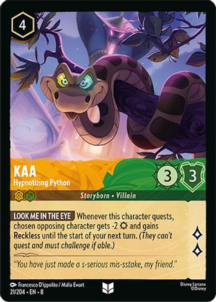Kaa - Hypnotizing Python (21/204) - Reign of Jafar